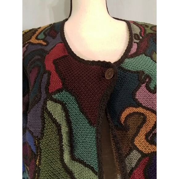Multi colored sweater/jacket - Picture 3 of 5